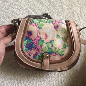Cross body Floral bag- great condition
